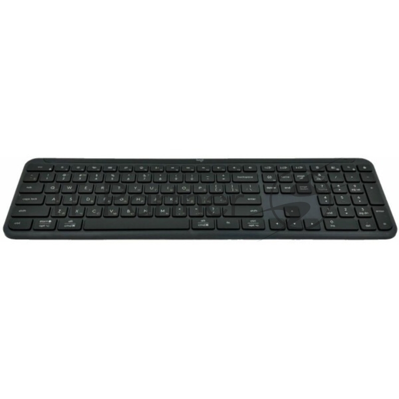 Клавиатура Logitech K950 черный USB беспроводная BT/Radio slim (920-012434)