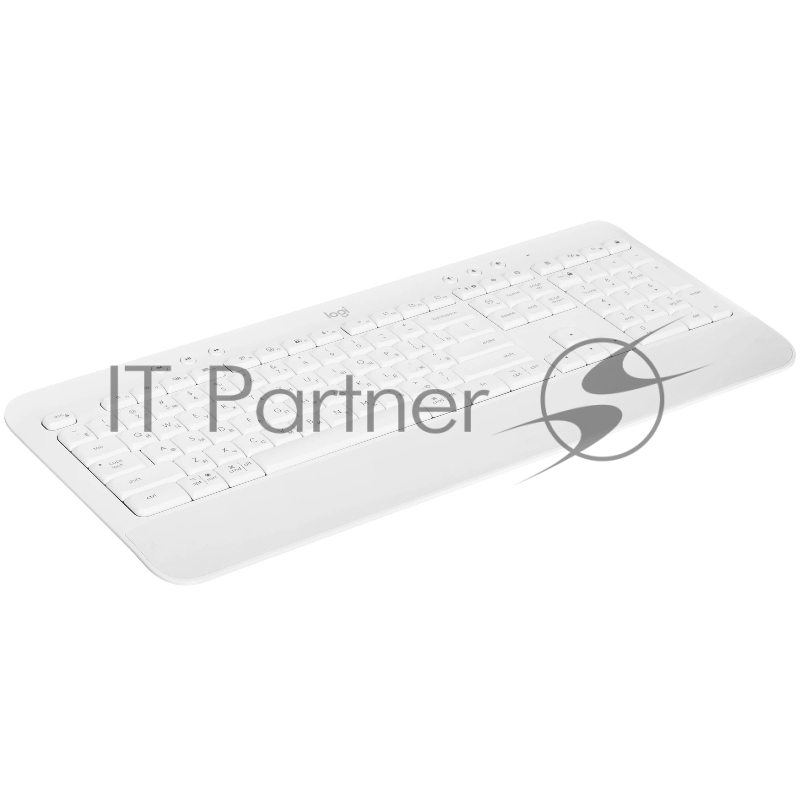 Клавиатура Logitech K650 белый USB беспроводная BT/Radio (подставка для запястий) (920-010986)