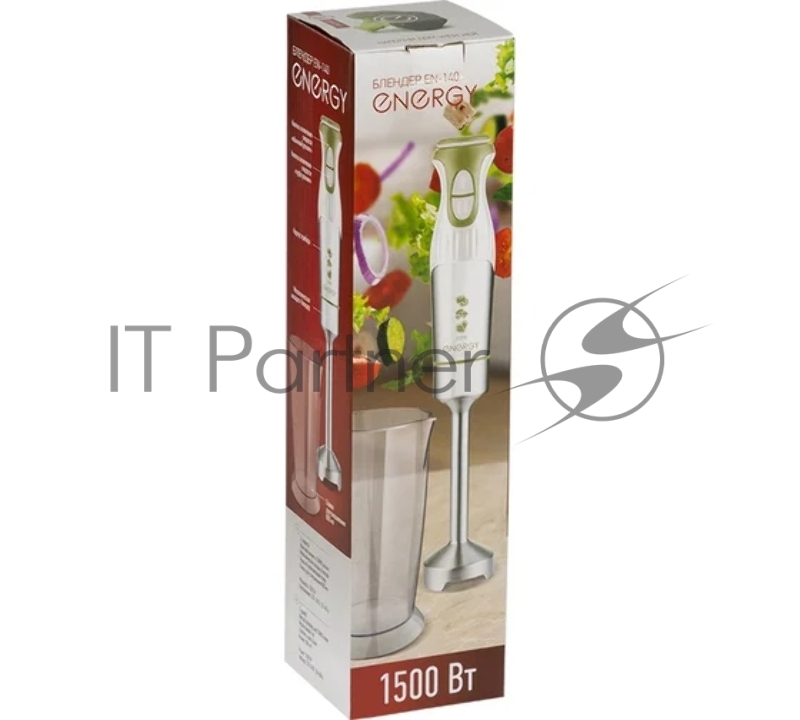 Блендер ENERGY EN-140, 1500Вт, 2 скорости, стакан для смешивания
