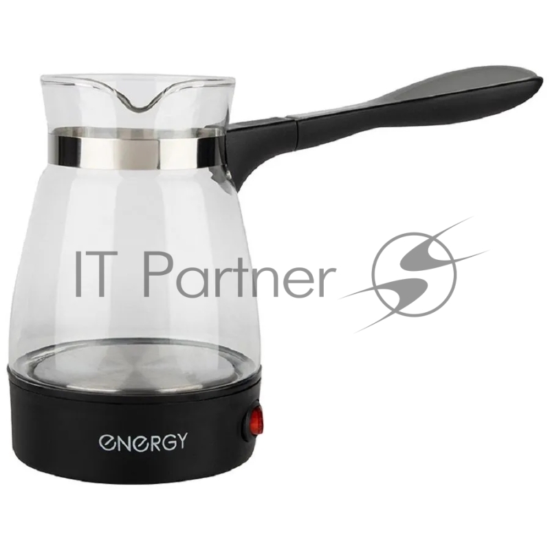 Турка электрическая ENERGY EN-297 стекло, 0,4 л, 600 Вт