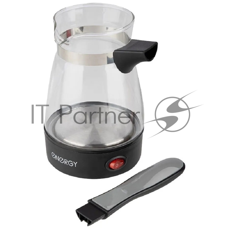 Турка электрическая ENERGY EN-297 стекло, 0,4 л, 600 Вт