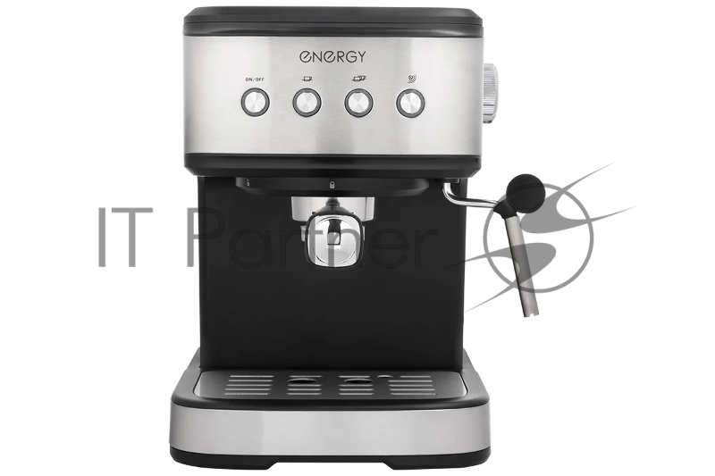Кофеварка рожковая ENERGY EN-264R (108170) стальной/черный, исп. кофе - молотый, 1.5 л, 1100 Вт, 20 бар