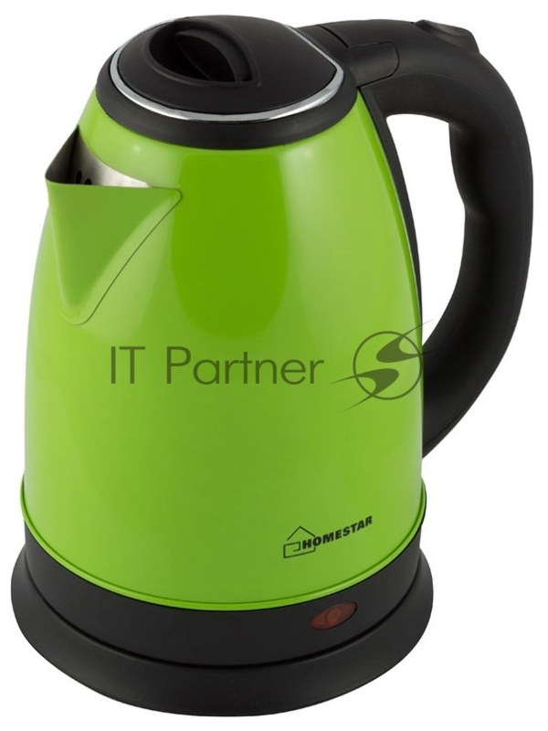 Чайник электрический Homestar HS-1010, нержавейка,1.8л, зеленый,1500Вт (в уп. 12 шт)