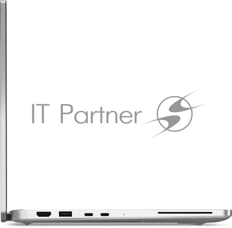 Ноутбук Dell Pro 14 Plus Core Ultra 7 266V 14,0 QHD+ (2560 x 1600),300nit AG,300 nit,16 GB LPDDR5,1TB SSD,Intel Arc graphics,3cell 55Wh,Backlit,FPR,Thunderbolt,W Eng,Platin Silver