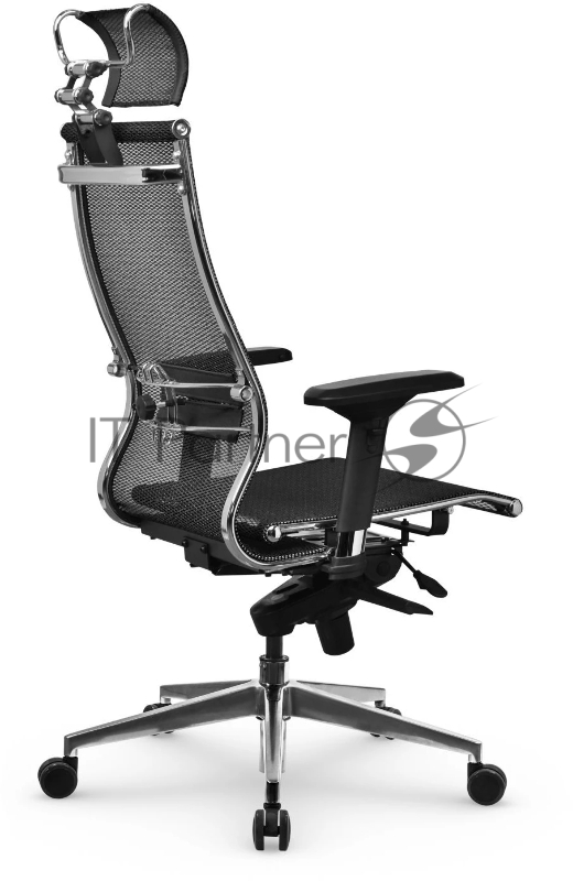 Кресло Метта Samurai S-3.051 MPES эко.кожа/сетка с подголов. крестов. металл хром