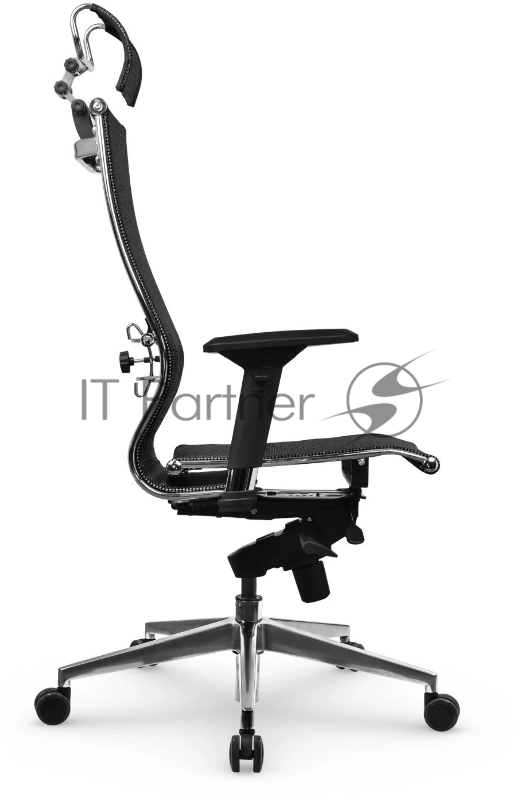 Кресло Метта Samurai S-3.051 MPES эко.кожа/сетка с подголов. крестов. металл хром