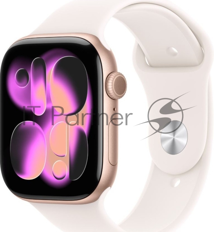 Умные часы Apple Apple Watch Series 11 GPS 46mm Rose Gold Al Case Light Blush Sport Band M/L A3333 (MEV74X/A)