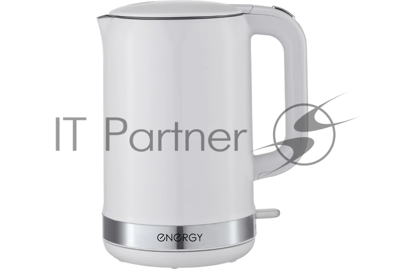 Чайник электрический Energy E-218 белый, диск 1,7 л