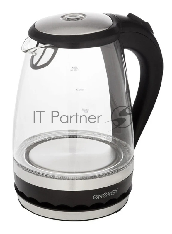 Чайник Energy E-279 1.5 л,стекло,черный