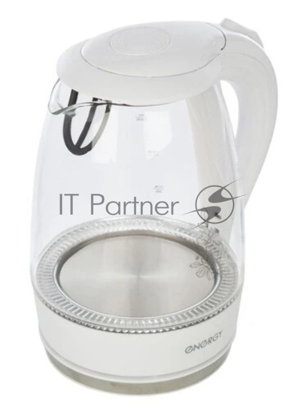 Чайник Energy E-262 1,7л, стекло,белый (164104)