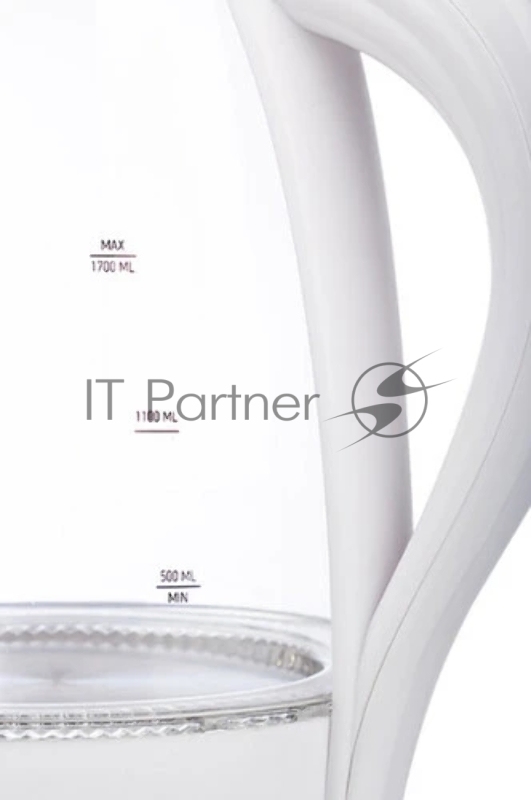 Чайник Energy E-262 1,7л, стекло,белый (164104)