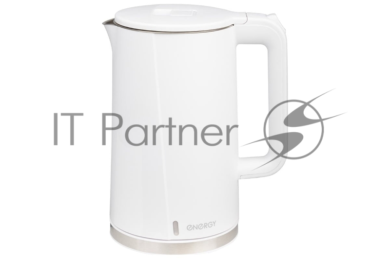 Чайник электрический Energy E-208 1.7л белый, двойной корпус