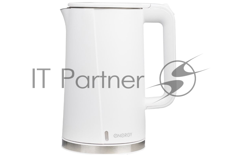 Чайник электрический Energy E-208 1.7л белый, двойной корпус