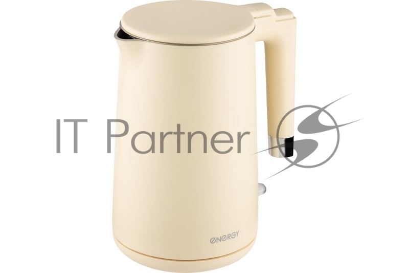 Чайник электрический Energy E-215 1.7л, двойной корпус, бежевый