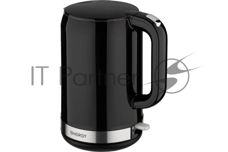 Чайник электрический Energy E-218 1.7л, двойной корпус, черный