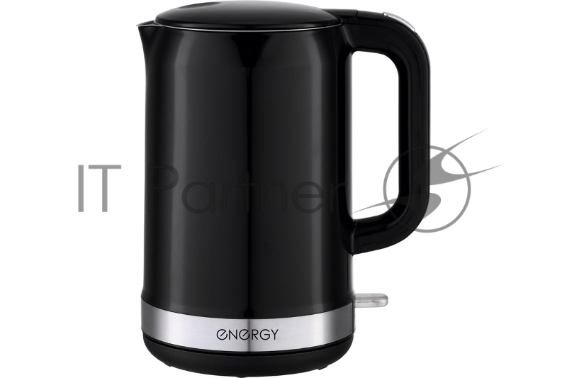 Чайник электрический Energy E-218 1.7л, двойной корпус, черный
