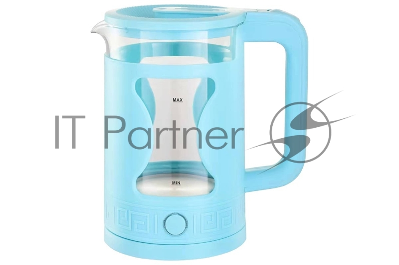 Чайник электрический Energy E-257 1.5л стекло, голубой