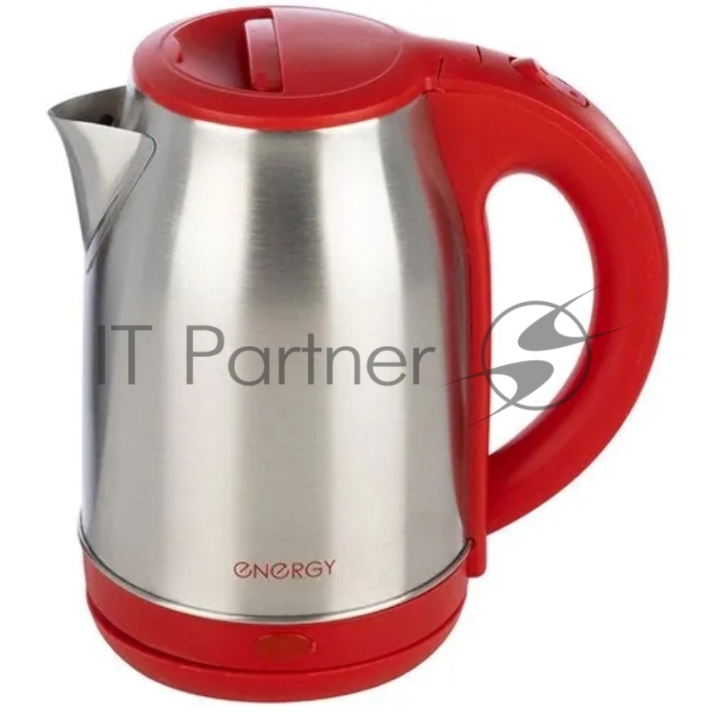 Чайник электрический ENERGY E-201 1,8 л, сталь, красный (164125)