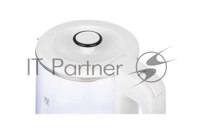 Чайник Homestar HS-1008 (1,8 л), стекло, белый