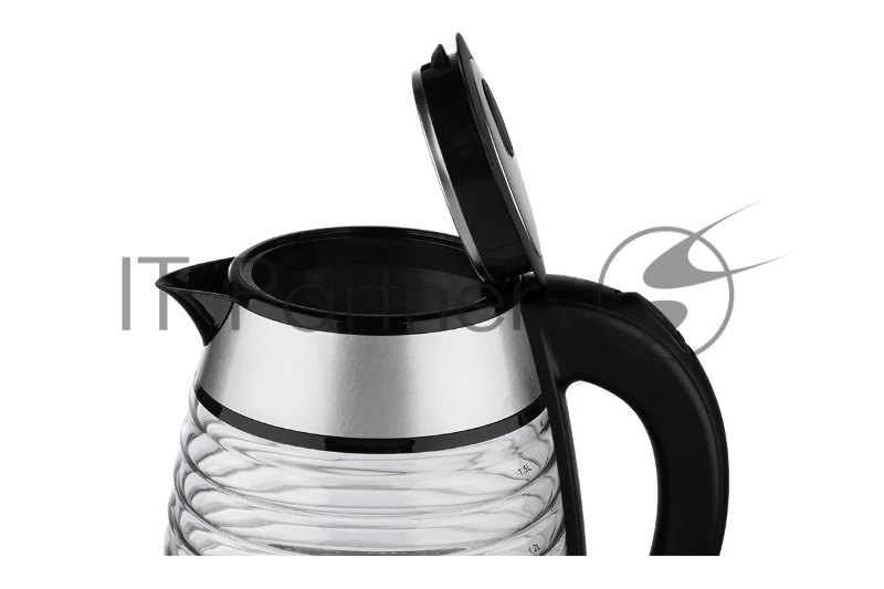 Чайник электрический Homestar HS-1046 1,5 л. стекло, пластик, черный