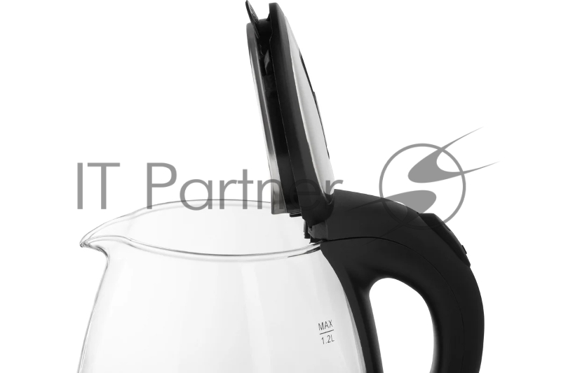 Чайник электрический Homestar HS-1052 (1,2 л.) стекло, пластик черный