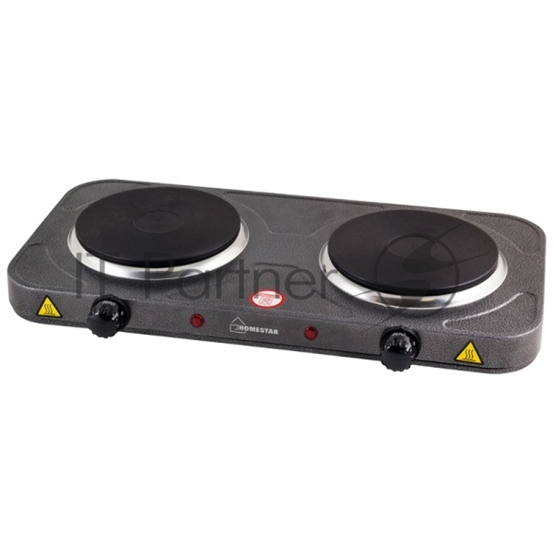 Плита настольная электрическая Homestar HS-1104 1000+1000Вт Ф155+155мм чугун