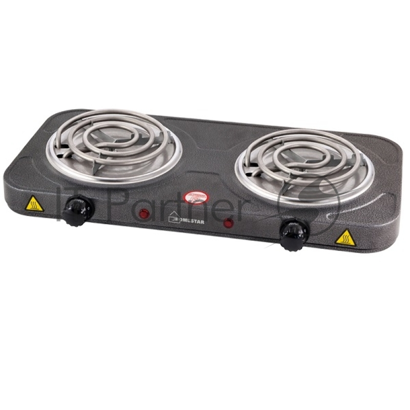 Плита электрическая Homestar HS-1105 1000+1000Вт Ф140+140мм ТЭН