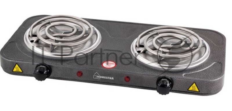 Плита электрическая Homestar HS-1105 1000+1000Вт Ф140+140мм ТЭН