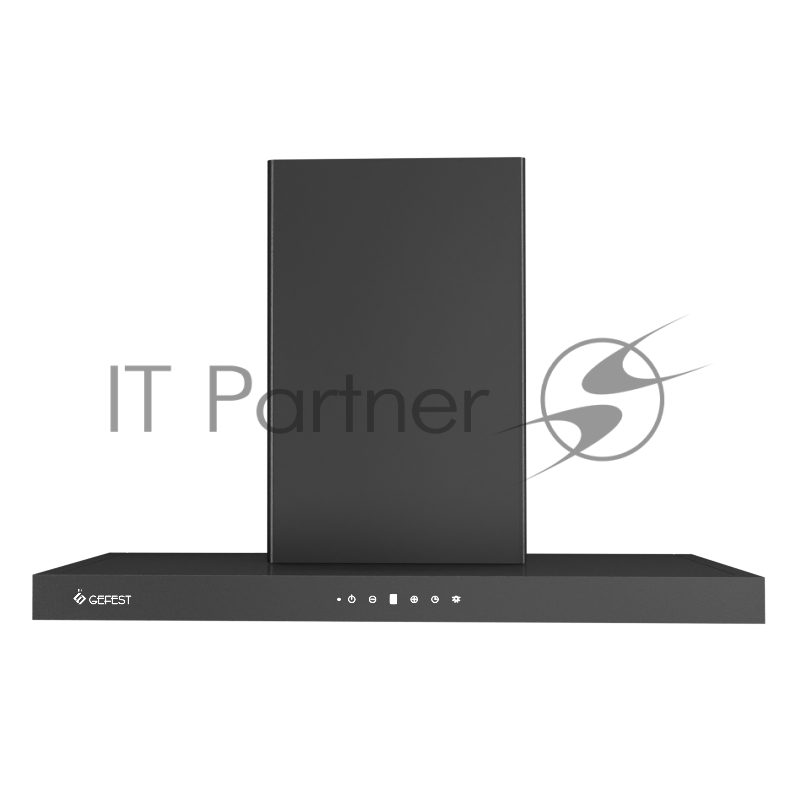 Вытяжка каминная Gefest ВО 3806 С23 черный, 80 см, 900 куб. м/ч, 81 дБ