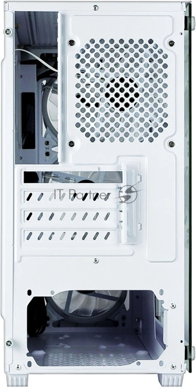 Корпус Ginzzu CL660 mATX FAN 4*12FRGB передняя панель Решетка Белый
