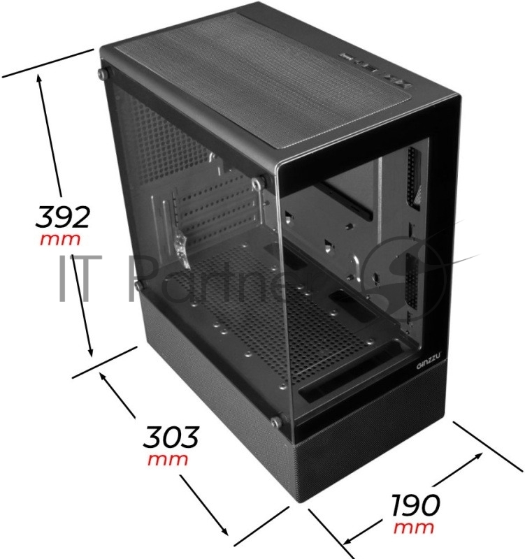 Корпус Ginzzu RX470 mATX