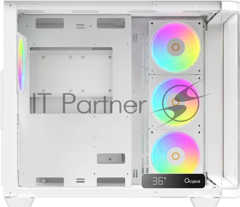 Корпус Ocypus Iota C70 WH Curve ARGB Digital ATX без БП (Iota-C70-WHD400CD-GL)