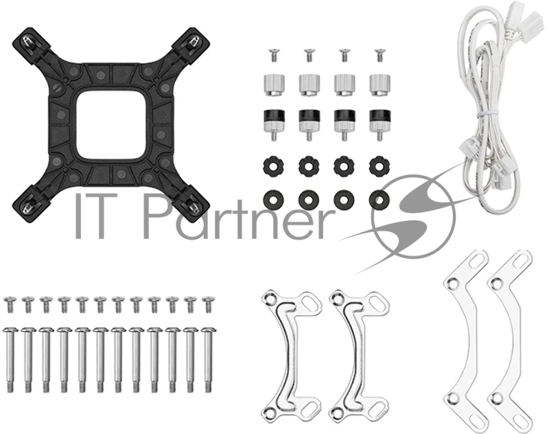 Система водяного охлаждения Deepcool LE360 PRO Wh ARGB Soc-AM5/AM4/1200/1700/1851 белый 4-pin 19-33dB Al 300W 1817gr Ret (R-LE360PRO-WHAMMC-G-1)