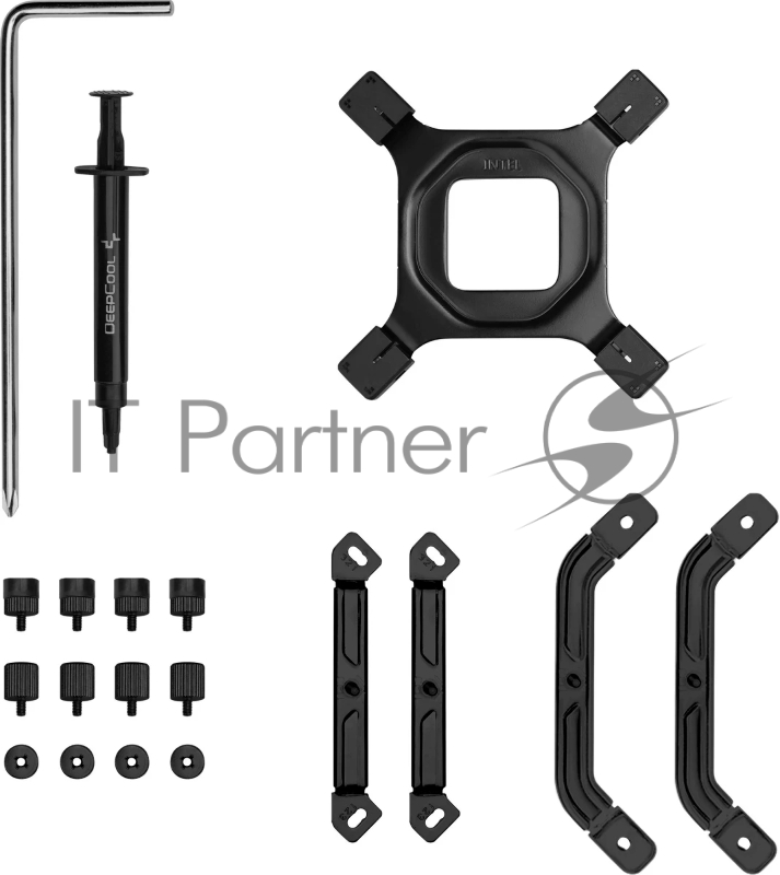 Устройство охлаждения(кулер) Deepcool AK700 Digital NYX Soc-AM5/AM4/1200/1700/1851 черный 4-pin 21-36dB Al+Cu LCD 280W 1252gr Ret (R-AK700-BKNNMN-GJD-1)