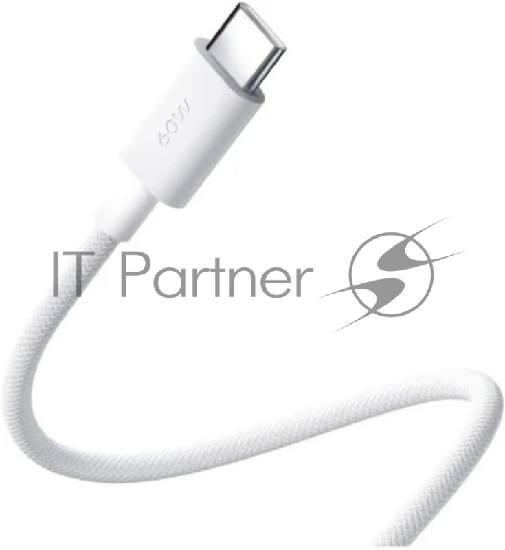 Кабель Xiaomi 3A Braided USB-C to USB-C Cable 1m белый