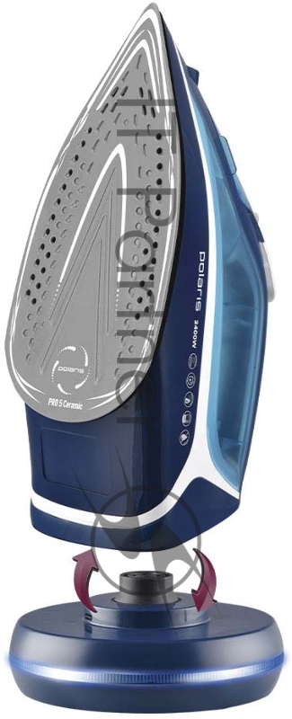 Утюг Polaris PIR 2444K Cord LESS 2400Вт синий/белый
