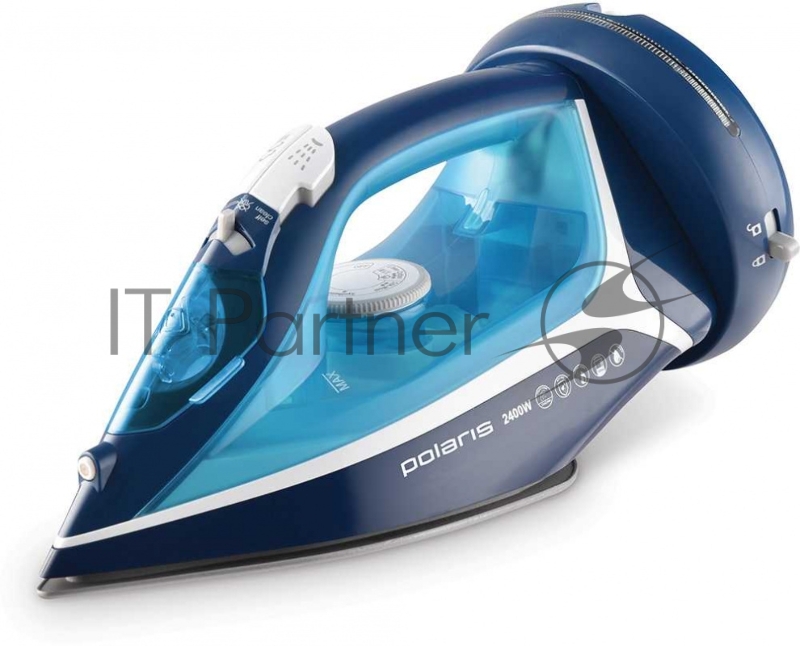 Утюг Polaris PIR 2444K Cord LESS 2400Вт синий/белый