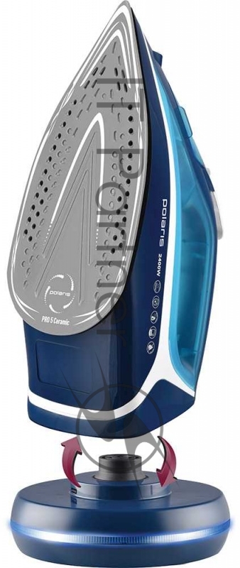 Утюг Polaris PIR 2444K Cord LESS 2400Вт синий/белый