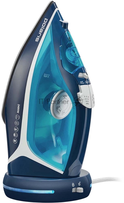 Утюг Polaris PIR 2444K Cord LESS 2400Вт синий/белый