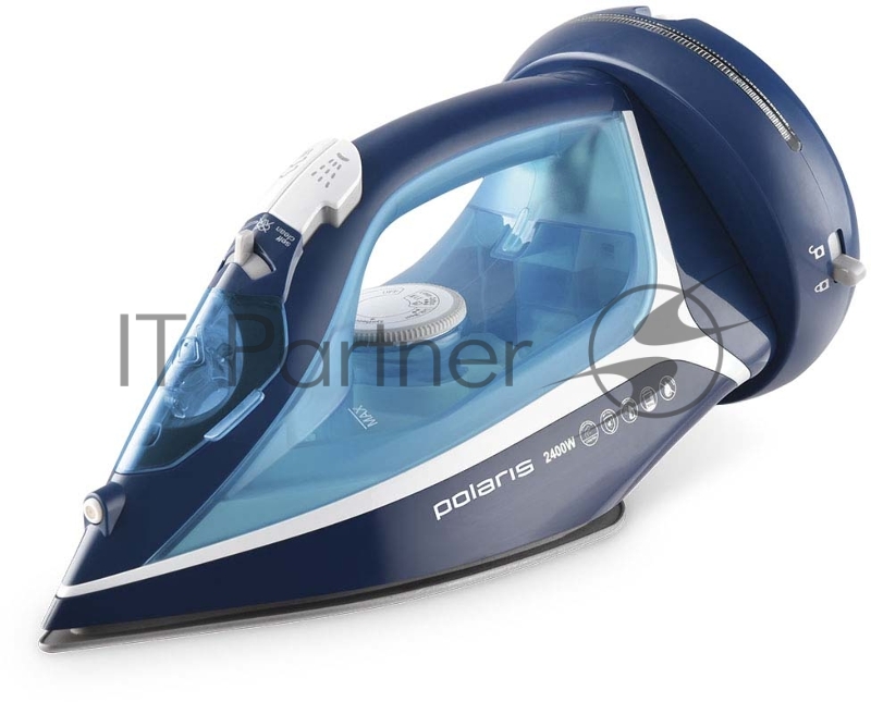 Утюг Polaris PIR 2444K Cord LESS 2400Вт синий/белый