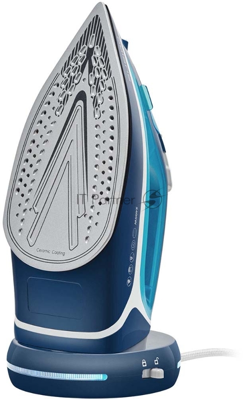 Утюг Polaris PIR 2444K Cord LESS 2400Вт синий/белый