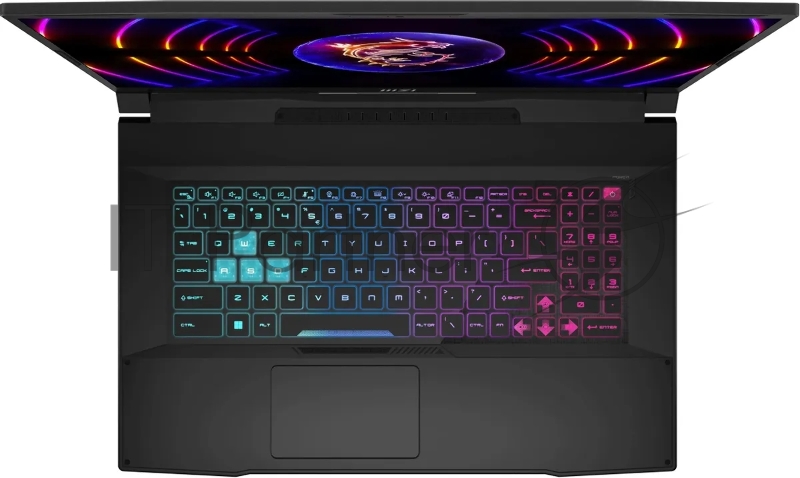 Ноутбук MSI Katana 17 B13VEK-1611XRU Core i5 13420H 16Gb SSD1Tb NVIDIA GeForce RTX4050 6Gb 17.3 IPS FHD (1920x1080) без ОС black WiFi BT Cam (9S7-17L541-1611)