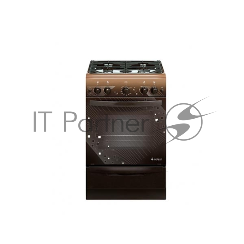 Плита газовая Gefest ПГ 5100-02 0310 коричневый, конфорок 4 шт, духовка 52 л, 50 см x 85 см x 58.5 см