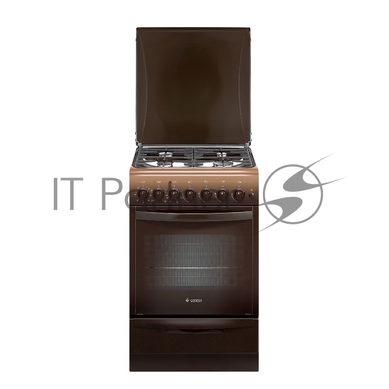 Плита комбинированная Gefest ПГЭ 5102-02 0301 коричневый, конфорок 4 шт, духовка 55 л, 50 см x 85 см x 58.5 см