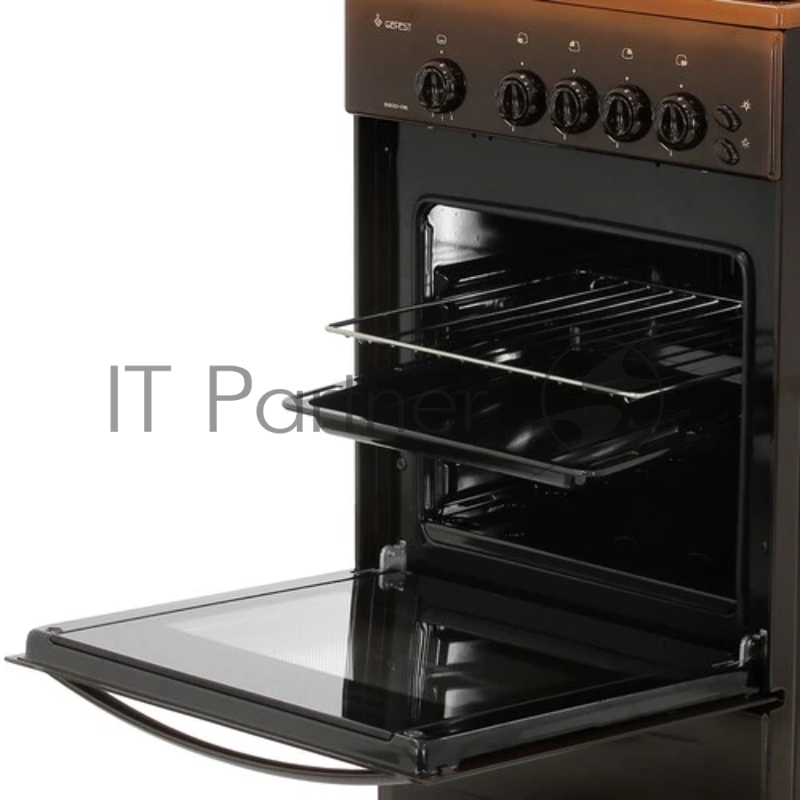Плита газовая Gefest ПГ 3200-06 К36 коричневый, конфорок 4 шт, духовка 42 л, 50 см x 85 см x 53 см