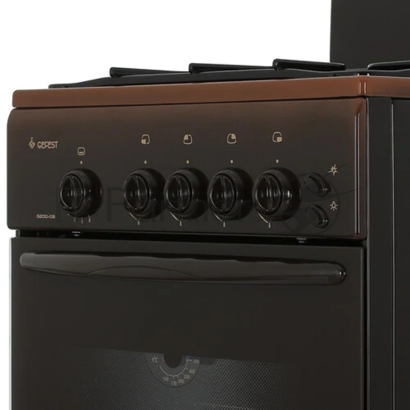Плита газовая Gefest ПГ 3200-06 К36 коричневый, конфорок 4 шт, духовка 42 л, 50 см x 85 см x 53 см