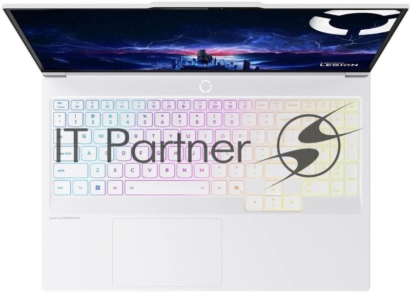 Ноутбук Lenovo Legion 7 16IAX10 Core Ultra 7 255HX 32Gb SSD1Tb NVIDIA GeForce RTX 5060 8Gb 16 OLED WQXGA (2560x1600) Windows 11 Home white WiFi BT Cam (83KY0055RK)