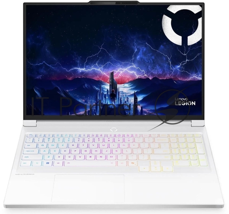 Ноутбук Lenovo Legion 7 16IAX10 Core Ultra 7 255HX 32Gb SSD1Tb NVIDIA GeForce RTX 5060 8Gb 16 OLED WQXGA (2560x1600) Windows 11 Home white WiFi BT Cam (83KY0055RK)