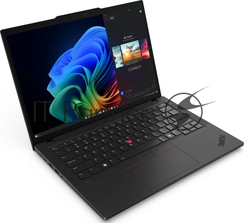 Ноутбук Lenovo ThinkPad T14 Gen 6 14 WUXGA(1920x1200)IPS 400N, Ultra 5 225H, 16Gb DDR5-5600, 512Gb SSD m.2, Intel Graphics, WiFi 6E+BT, FPR,fTPM, cam 5MP+IR, 4cell 52.5Wh, 65W USB-C, Win11 Pro China, 1,4 kg,1Y