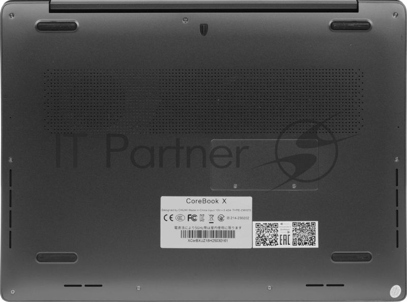 Ноутбук CHUWI Corebook X серый 14 {IPS i9 13900HK 2.6ГГц/32Gb DDR4/1Tb SSD/ Intel Iris Xe/Windows 11 Home}